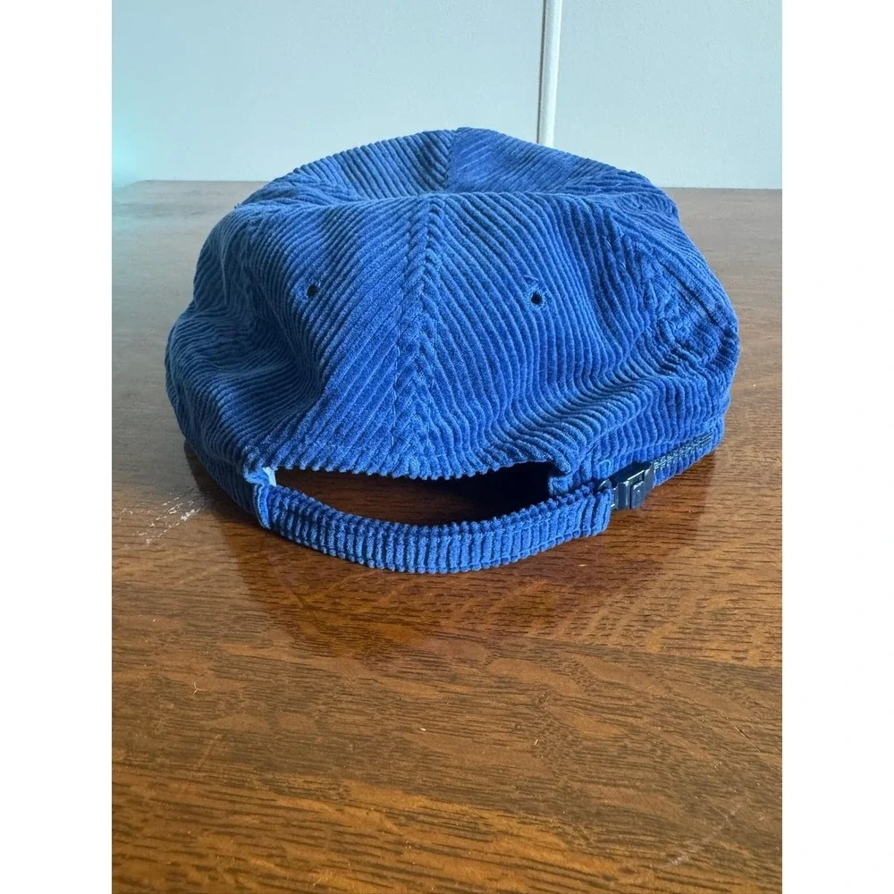 VTG Indianapolis Colts Hat Corduroy Script One Size Blue NFL‎ Sports Specialties